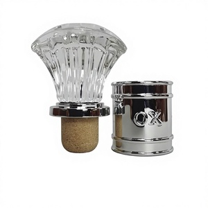 Bouchon de bouteille universel transparent pour <span class=keywords><strong>XO</strong></span>, liqûres et vins, en liège - Product Image 1