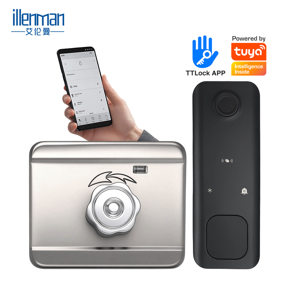 Smart Door Lock Household Antitheft Fingerprint Door Lock Card Password Tuya TTlock APP Remote Unlock Key Home Door Lock Outdoor · image 2