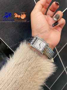 Reloj Cuadrado Plateado de Lujo Marca H, Personalizado, de Alta Calidad, con Movimiento de Cuarzo, Cristal de Zafiro, Esfera con Agujas, Resistente al Agua - Product Image 2