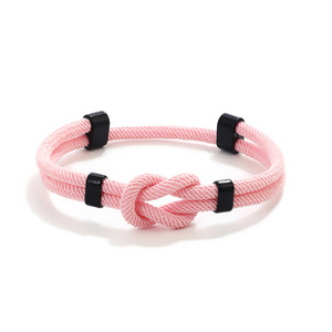 Nouveau bracelet en <span class=keywords><strong>corde</strong></span> de Milan tissé à la main, réglable, pour hommes, bracelet en <span class=keywords><strong>corde</strong></span> tissé à la main, bracelet en <span class=keywords><strong>corde</strong></span> rouge - Product Image 5