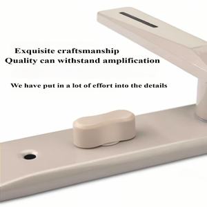 SSR Aluminium Bathroom Washroom <b>Door</b> <b>Lock</b> Set Touch Control Modern Design Easy Installation No Key 110mm Size Villa Hotel Use - Product Image 3