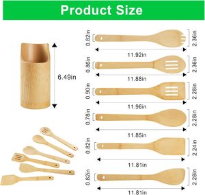 Lot <span class=keywords><strong>de</strong></span> 6 spatules et cuillères à fentes personnalisées, en gros, ustensiles <span class=keywords><strong>de</strong></span> <span class=keywords><strong>cuisine</strong></span>, spatule en bois <span class=keywords><strong>de</strong></span> cuisson, ustensiles <span class=keywords><strong>de</strong></span> <span class=keywords><strong>cuisine</strong></span> antiadhésifs pour la <span class=keywords><strong>cuisine</strong></span> - Product Image 2