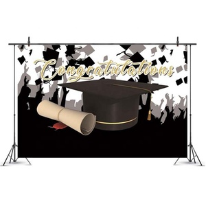 Arrière-plan de Studio de photographie 7x5 pieds, arrière-plan de remise de diplôme pour étudiant, fête à thème, Portrait, photographie, Photophone, 2023 - Product Image 2