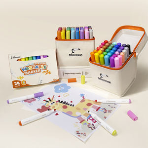 STA Customization Wholesale 12 Colors Washable <strong>Markers</strong> for Kids Secure Water Art <strong>Marker</strong> Set - Product Image 1