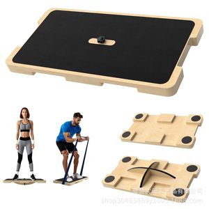 Memory Wooden Resistance Board Balance Trainer Non-Slip Gym Equipment For Balance <b>Training</b> And <b>Strength</b> Exercise - Product Image 1