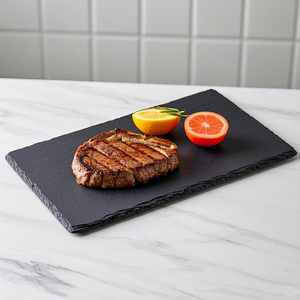 Vente en gros bon marché noir mini taille 12x25x0.6cm rectangle <span class=keywords><strong>ardoise</strong></span> fromage charcuterie <span class=keywords><strong>assiette</strong></span> de service pour hôtels restaurant - Product Image 4
