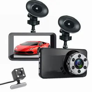 Factory wholesale new driving recorder dual-lens dvr car USB monitoring HD reversing image hidden recorder