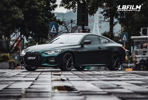 <span class=keywords><strong>Film</strong></span> de changement de couleur PET extensible de haute qualité autocollants d'emballage en vinyle mat <span class=keywords><strong>Film</strong></span> d'emballage de voiture vert venin - Product Image 5