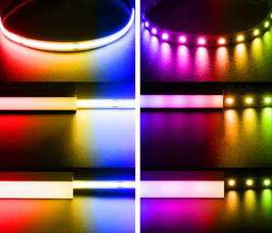 Dream Color 5V 12V 24V WS2811 WS2812B Tira de <span class=keywords><strong>LED</strong></span> RGB flexible Tira de luces inteligentes Tira de <span class=keywords><strong>LED</strong></span> Cob direccionable <span class=keywords><strong>para</strong></span> decoraciones - Product Image 2