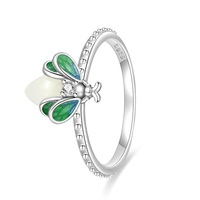Anillo de Plata de Ley 925 de Alta Calidad con Baño de Oro, Circonita y Perla de Agua Dulce para Uso Diario Unisex, 2026