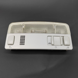 Ensemble de plafonnier avant VW 1TD947105 gris, éclairage intérieur en plastique à clipser pour Passat B5, Bora, Golf 4, Octavia - Product Image 1