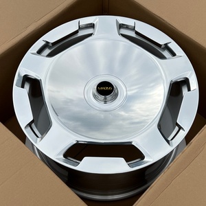 Wheel shome Big Size 21 22 23 Zoll Silber poliertes Kuchen legierung srad 5 X PCD geschmiedete Felge auf Lager für Mercedes Benz Maybach - Product Image 3