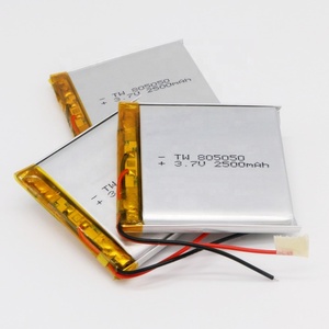 <span class=keywords><strong>2500mah</strong></span> 805050 <span class=keywords><strong>3</strong></span>.<span class=keywords><strong>7v</strong></span> polymer lithium ion battery cell pack ion headphone bluetooth with kc spg connector - Product Image 1