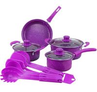 Vente en Gros Usine Ensemble de Cuisine 13 Pièces Antiadhésif en Acier Inoxydable, Batterie de Cuisine Multi-Fonctions avec Couvercles
