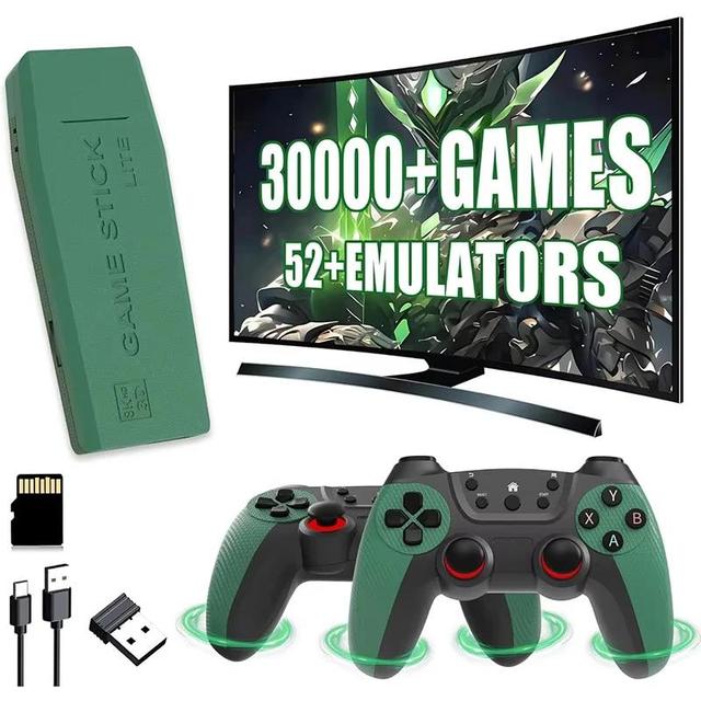 M22ultra Retro Game Stick 4K Video Game Console with 30000+ Classic Games 50+ Emulators Plug and Play TV Game Player for PS1 N64