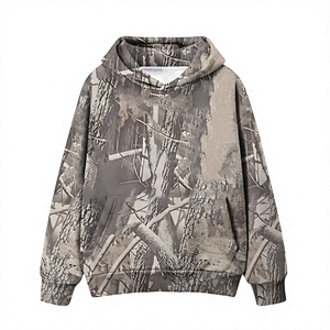 Ensemble de survêtement décontracté unisexe personnalisé avec impression numérique 3D, motif feuille d'érable, en molleton de fibre de bambou, pour l'automne - Product Image 4