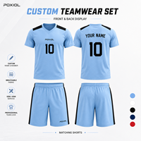 Conjunto de Uniforme de Baloncesto Personalizado de Manga Corta, Jersey y Pantalones Cortos de Secado Rápido con Nombre y Número para Clubes, Escuelas, Academias y Pedidos de Equipos