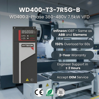 Convertisseur de fréquence variable HYTECON VFD 7,5 kW 380 V triphasé CE WD400-T3-7R5G-B 10 CV pour machine CNC et pompe à air