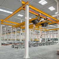 Système de grue à suspension flexible, poste de travail complet, grue aérienne, fournisseur professionnel pour atelier industriel