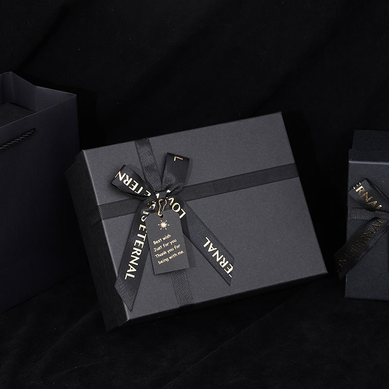 Black bow * 25*20*10 gift box (gift bag)