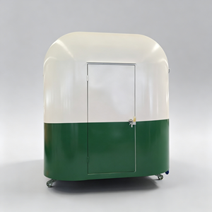 Camión de Comida Móvil Retro Auron, Acero Inoxidable y Fibra de Vidrio, para Hot Dogs y Papas Fritas, Uso Comercial en Exteriores, Fácil Montaje, Resistente a la Corrosión - Product Image 4