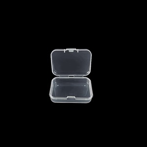 Transparent Plastic <b>Storage</b> Box 5.5X3.5X1.5Cm With Lid For <b>Seed</b> Beads Jewelry Organizers Airtight Portable PP Material - Product Image 1