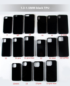 Custodie per Cellulari in TPU Flessibile Nero Lucido Tinta Unita Economiche all'Ingrosso per <span class=keywords><strong>iPhone</strong></span> 17 16 15 <span class=keywords><strong>14</strong></span> 13 12 <span class=keywords><strong>Pro</strong></span> Max 17 Air - Product Image 3