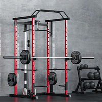 Estructura de Acero Multifuncional para Dominadas, Sentadillas y Ejercicios de Fuerza en Casa y Gimnasio