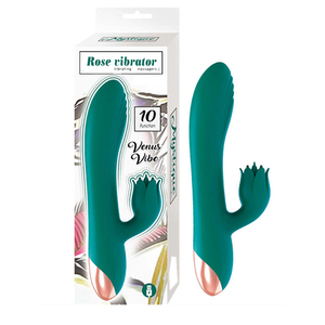 Vibrateur Lapin Point G pour Femmes, Stimulateur Double Clitoris et Tétons, Masseur Vaginal 2-en-1, Godemiché Masturbateur pour Jouets Sexuels Adultes - Product Image 1