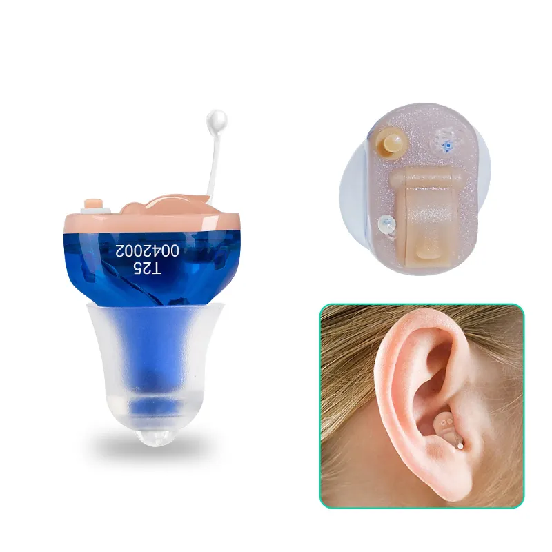 Produzione personalizzata all'ingrosso cina ricevitore nascosto minuscolo senza fili apparecchi acustici open fit mini per grave perdita dell'udito