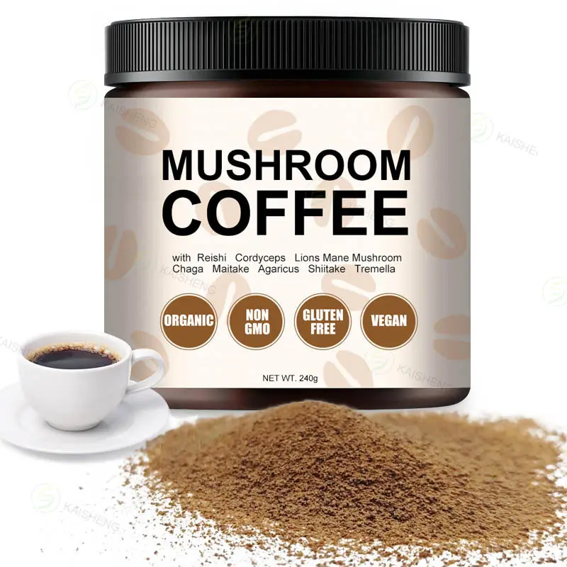 Grosir massal 50% polysaccharide organik Lingzhi Reishi Jamur Ganoderma Lucidum bubuk ekstrak bubuk Reishi