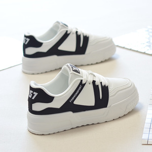 Zapatos Deportivos Casuales de Moda para Hombre, Diseño Transpirable, Color Blanco, Versátiles, con Suela Gruesa, Novedad de Otoño - Product Image 1