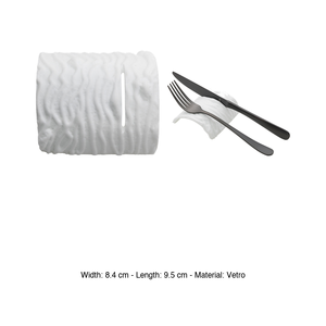 Reposacuchillos de vidrio 9.5 × 8.4 cm Hecho a mano M1934 - Product Image 3