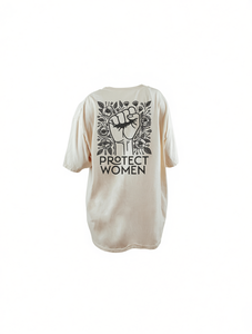T-shirt da donna Protect Women, vestibilità ampia, casual, con stampa floreale, 100% cotone, girocollo, manica corta, per tutte le stagioni - Product Image 1