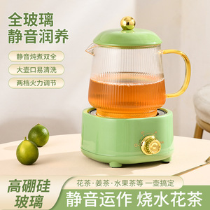 Hexingfa Electric Kettle Glass Teapot 55C Constant Temperature Heating Cup For Tea Brewing Home Office Use - Product Image 4