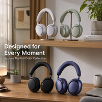 Casque sans fil de voyage audiophile en cuir avec chipset 5.4 JL, batterie 400 mAh et plus de 20 heures d'autonomie – Meilleures ventes