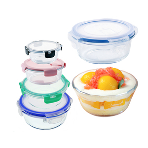 Ensemble de 24 contenants de stockage alimentaire, boîte à bento étanche avec couvercle, 9 contenants en verre pour la préparation des repas - Product Image 2