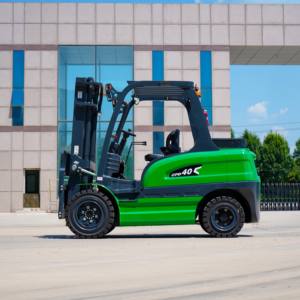 En ucuz dizel elektrikli Forklift üretici 4WD tekerlekli sürücüler elektrikli forkliftler fabrika fiyat - Product Image 5