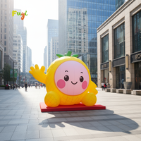 Ballon publicitaire gonflable personnalisé en forme de pastèque, fruit gonflable géant pour la décoration
