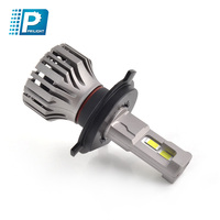 Ampoule de phare LED haute puissance pour voiture 55W 4500LM 6500K 9004 HB2 H4 H7 H8 H9 H12 H11 Canbus, remplacement de phare au xénon