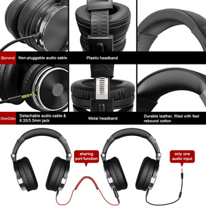 Auriculares con cable para audiófilos Studio Great Sounding Stereo Studio Monitor Auriculares - Product Image 2