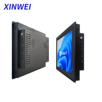 10,1 12,4 15 19 pulgadas Vesa Mount IP65 Impermeable Sin ventilador Industrial Computadora Monitor de pantalla táctil PC todo en uno