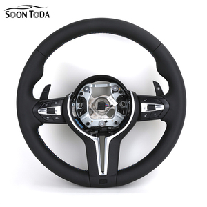 Volant en cuir pleine fleur de la série Classic, prix direct usine, pour <span class=keywords><strong>BMW</strong></span> <span class=keywords><strong>M3</strong></span> M4 M5 M6 F30 F10 F15 F36 F40 F20 <span class=keywords><strong>E80</strong></span> E90 F90 - Product Image 1