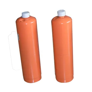 DOT39 standard small empty ST12 steel CGA600 connection disposable cryogen R134a gas cylinder for all Candela lasers