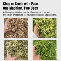 Machine professionnelle de découpe d'aliments pour animaux, vente chaude, pour herbe verte, maïs sec et paille, coupe-fourrage