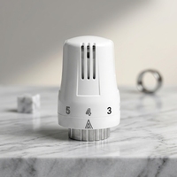 Tête de radiateur thermostatique TRV blanche OEM pour le contrôle de la température du chauffage central, pour vanne de radiateur