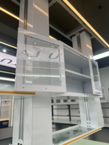 Baitu Mobile Eau Gaz <span class=keywords><strong>Elec</strong></span> réactif Rack Armoire Modulaire Service Colonne Laboratoire Poste de Travail pour les ateliers de R & D de nouveaux matériaux chimiques - Product Image 3