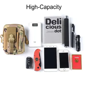 Tırmanma ilk yardım çantası EDC hayatta kalma aracı tırmanma sürme telefon cebi paketi taktik molle kemer bel kılıf cep telefonu b