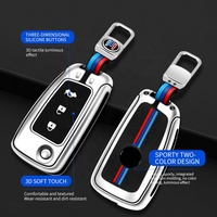 Étui de protection pour clé de voiture en alliage de zinc compatible avec Nissan Qashqai X-Trail Juke J11 Murano Tiida Altima
