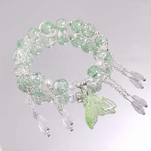 Pulsera <span class=keywords><strong>de</strong></span> Cristal con Cuentas Estilo <span class=keywords><strong>Sirena</strong></span> y Bosque Encantador para Mujer, Material <span class=keywords><strong>de</strong></span> Aleación, Diseño <span class=keywords><strong>de</strong></span> Nicho Moderno, Regalo DIY para Estudiantes y Mejores Amigas - Product Image 3